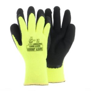 Warm Hi-Vis Safety Gloves