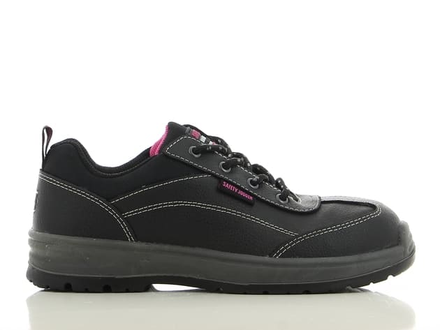 Best Girl S3 SRC Ladies Black Leather Safety Shoe