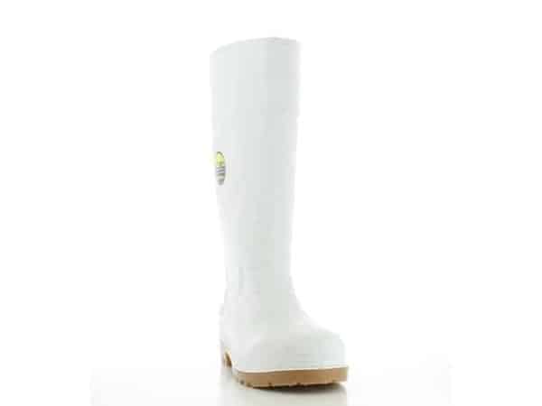 White Poseidon S4 Wellington Boot by Safety Jogger