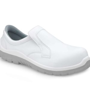 Nurses Medical Food Hygiene White Safety Work Slip On Shoes Steel Toe Cap S2 SRC