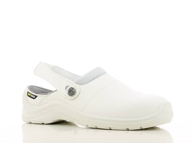 Cortado White Clog with Steel Toe Cap Clog EN ISO 20345:2011