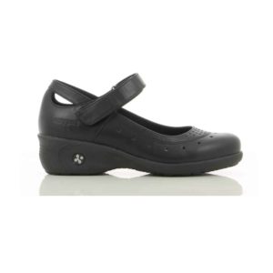 Oxypas 'Olive', Slip-on, Anti-slip, Anti-static, Mary-Jane Style Smart Nursing Shoe