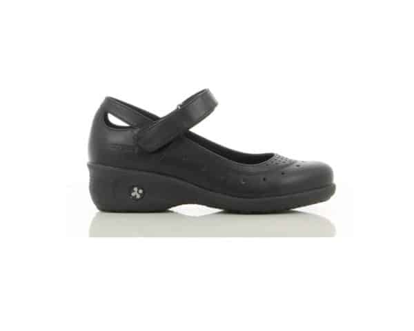 Oxypas 'Olive', Slip-on, Anti-slip, Anti-static, Mary-Jane Style Smart Nursing Shoe