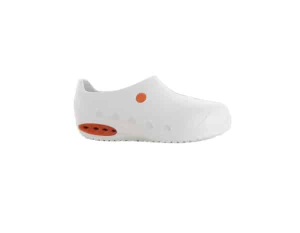 Oxypas Oxysafe, Unisex Anti-slip, Anti-static Professional Shoe with Safety Toe Cap in White