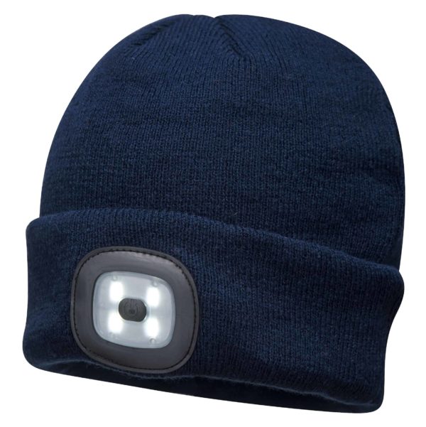 NEW:  Warm & Comfortable LED Headlight Beanie Hat - USB Rechargeable - Image 5