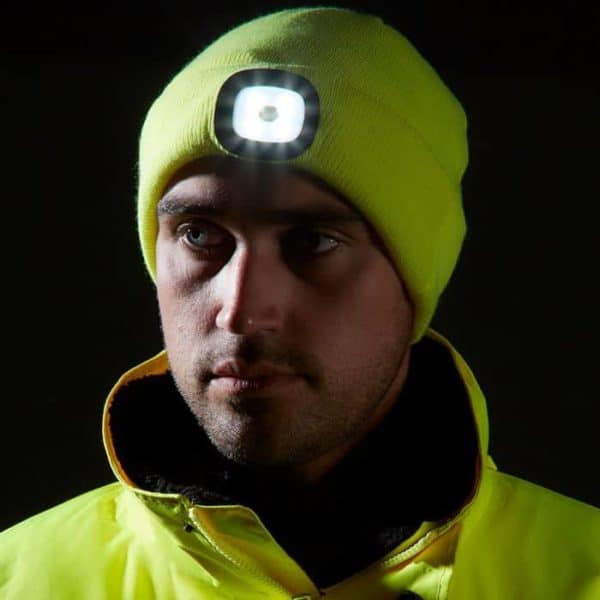 NEW:  Warm & Comfortable LED Headlight Beanie Hat - USB Rechargeable - Image 2