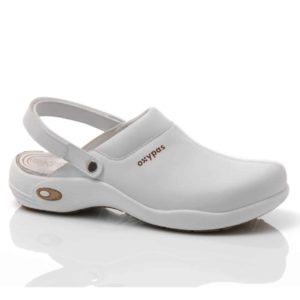 white clog nursing shoes