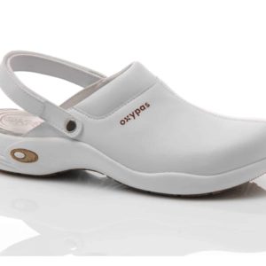 leather nursing clogs