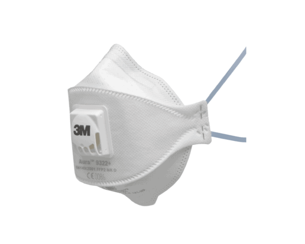 3M 9322+ Aura FFP2V Respirator Face Mask