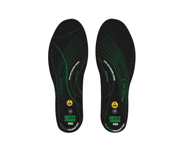 SJ HYBRID insole with SJ-3FIT Technology MID