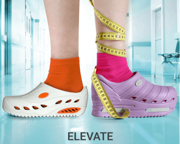 Elevate Shoes for Nurses with Added Height
