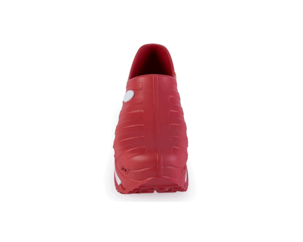 Elevate Shoes for Nurses with Added Height in Strawberry Red