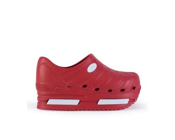 Elevate Shoes for Nurses with Added Height in Strawberry Red