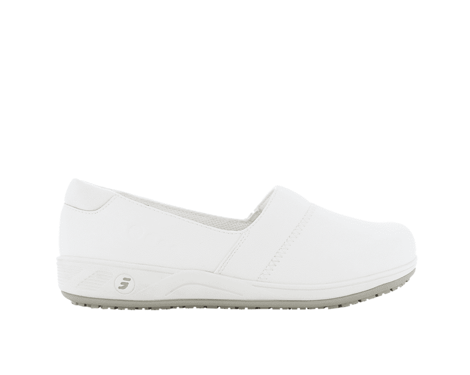 White slip best sale on nursing shoes