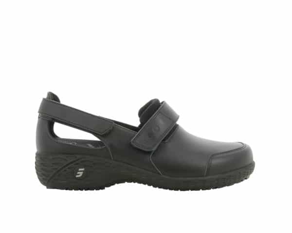 Samantha Leather Shoes for Nurses in Black