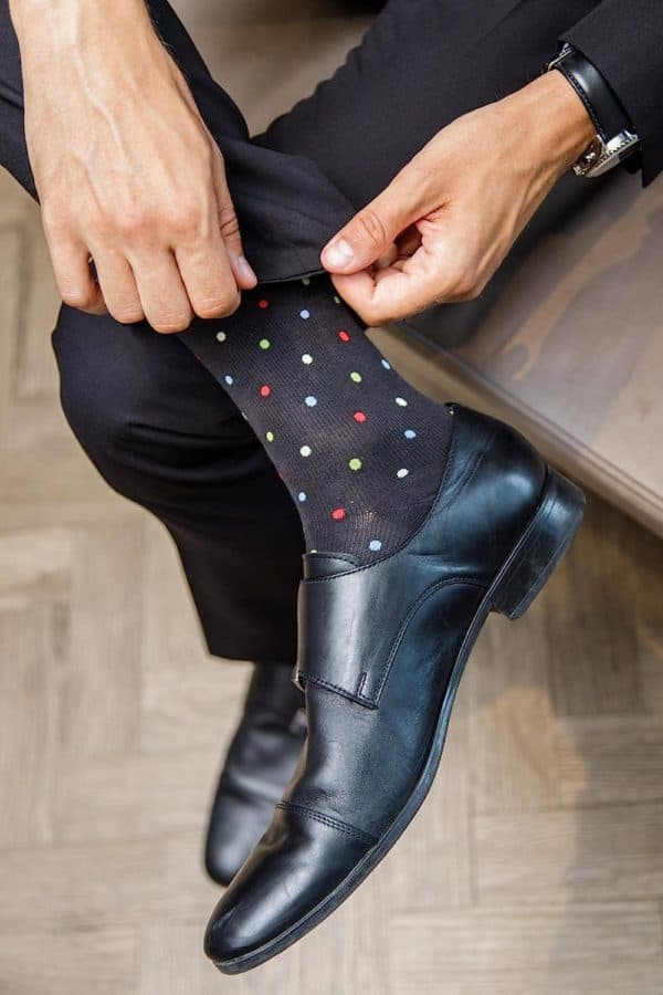 'FancySocks' Patterned Cotton Knee-high Compression Socks 15-21 mmHg - Image 9