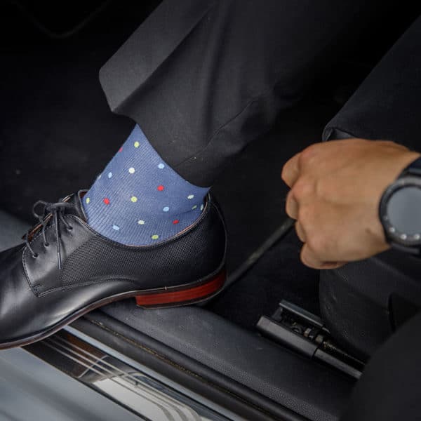 'FancySocks' Patterned Cotton Knee-high Compression Socks 15-21 mmHg - Image 10